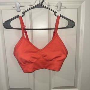 Lululemon ebb to street bra C/D raspberry cream size 4